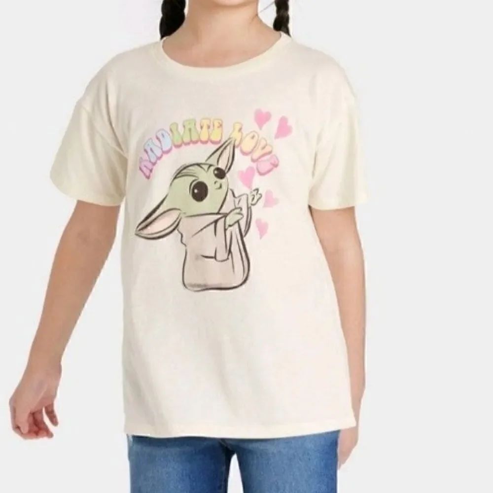 Nwt Star Wars Girls T-Shirt, Size S 6/6X